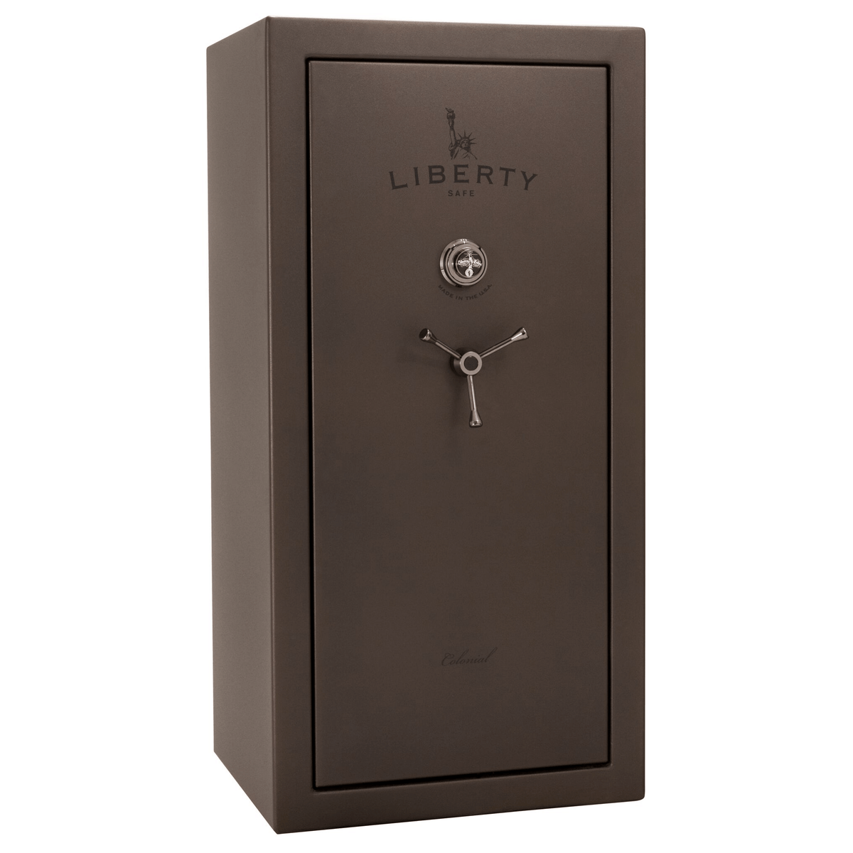 Liberty Colonial 23 Safe in Textured Bronze with Black Chrome Mechanical Lock.