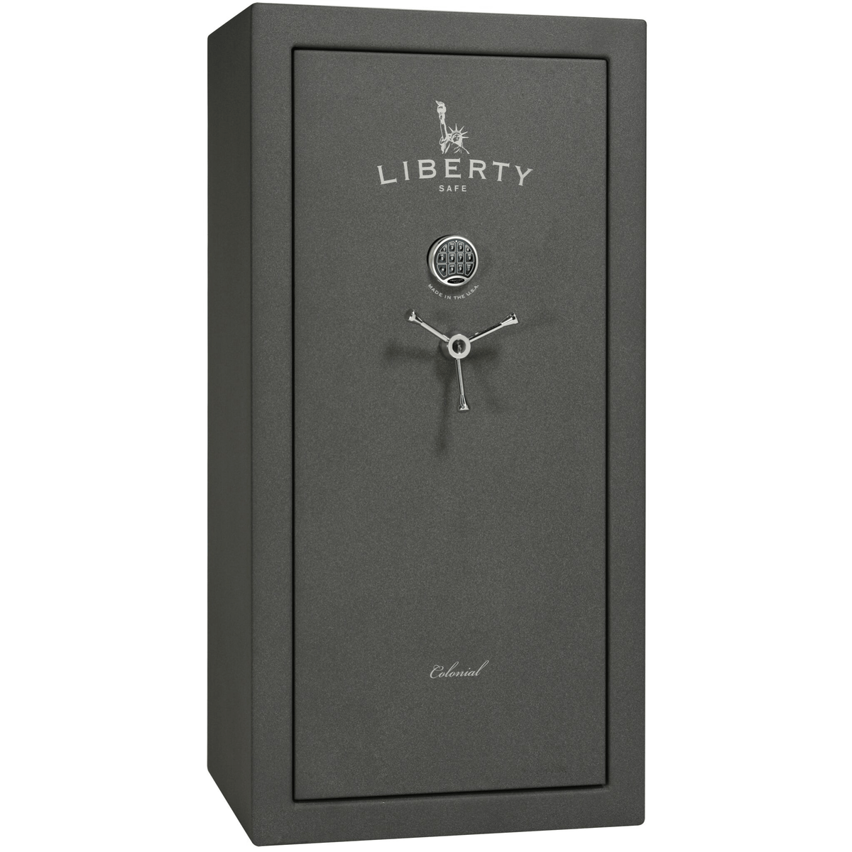 Liberty Colonial 23 Safe in Textured Granite with Chrome Electronic Lock.