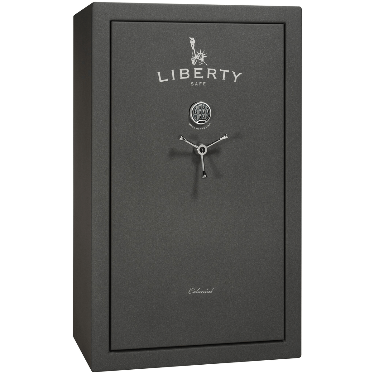 Liberty Colonial 30 Safe in Textured Granite with Chrome Electronic Lock.