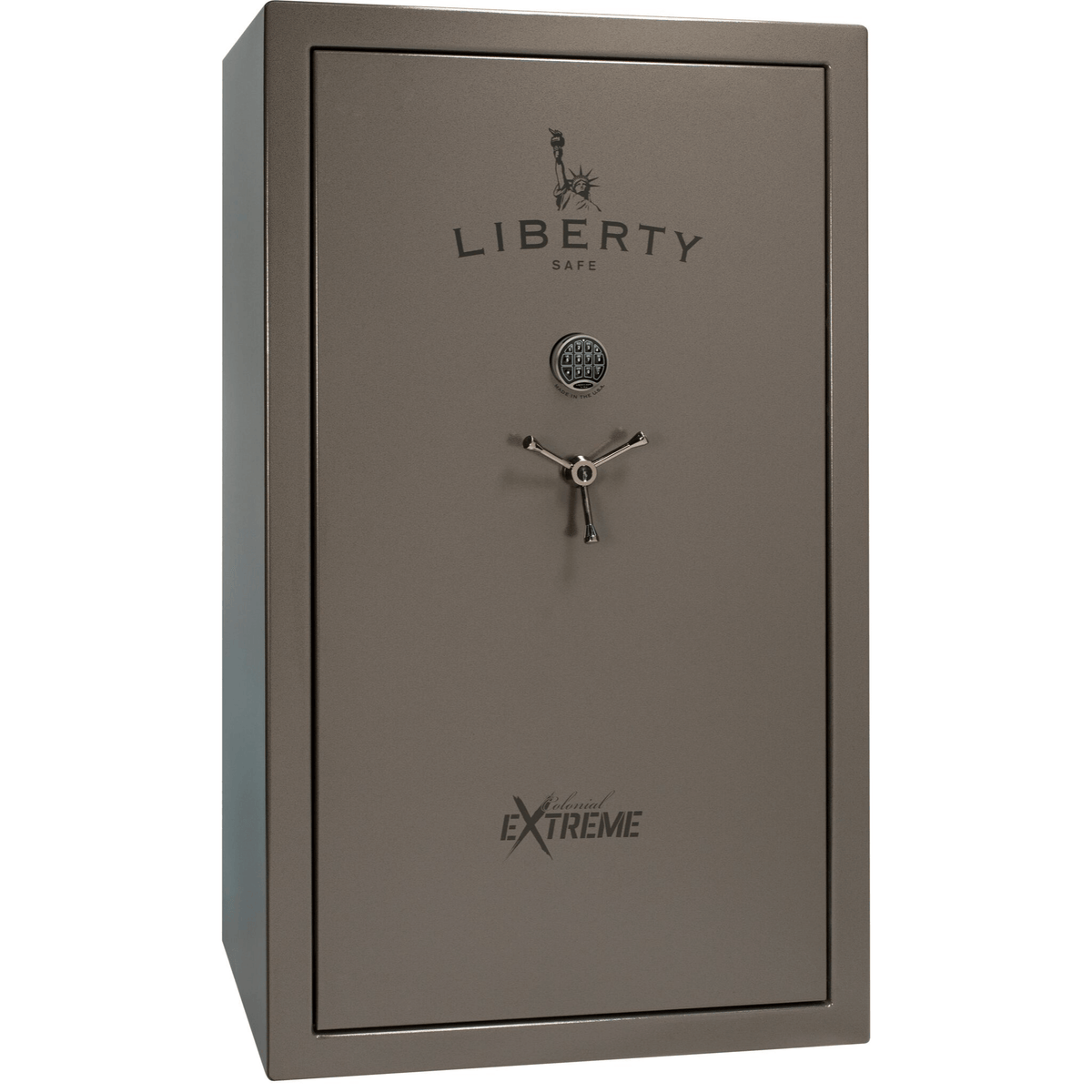 Liberty Colonial 50 Extreme Safe in Gray Marble with Black Chrome Electronic Lock.