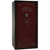 Liberty Safe Classic Plus 25 in Feathered Burgundy Gloss with Black Chrome Electronic Lock, closed door.