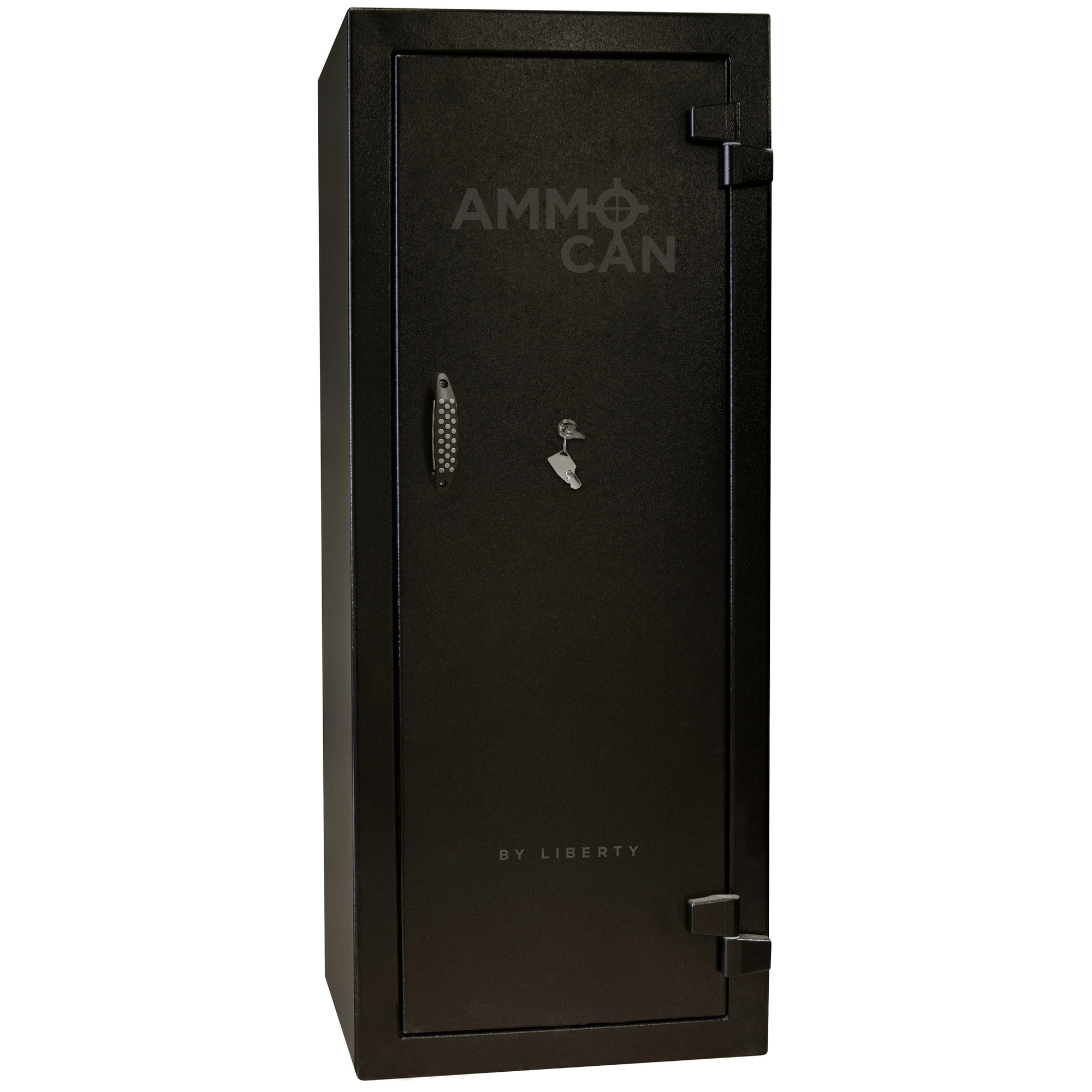 Ammo Can in Textured Black with Chrome E-Lock.