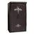 Liberty Safe Cover over Black Cherry Presidential safe.