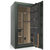 Liberty Safe Classic Plus 25 in Green Marble, open door.