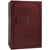 Liberty Classic Select Extreme Wide Body Safe in Burgundy Marble with Black Chrome Mechanical Lock.