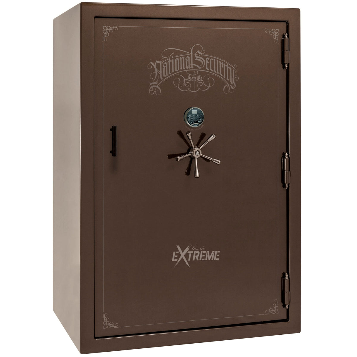 Liberty Classic Select Extreme Wide Body Safe in Bronze Gloss with Black Chrome Electronic Lock.