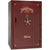 Liberty Classic Select Extreme Wide Body Safe in Burgundy Gloss with Brass Electronic Lock.