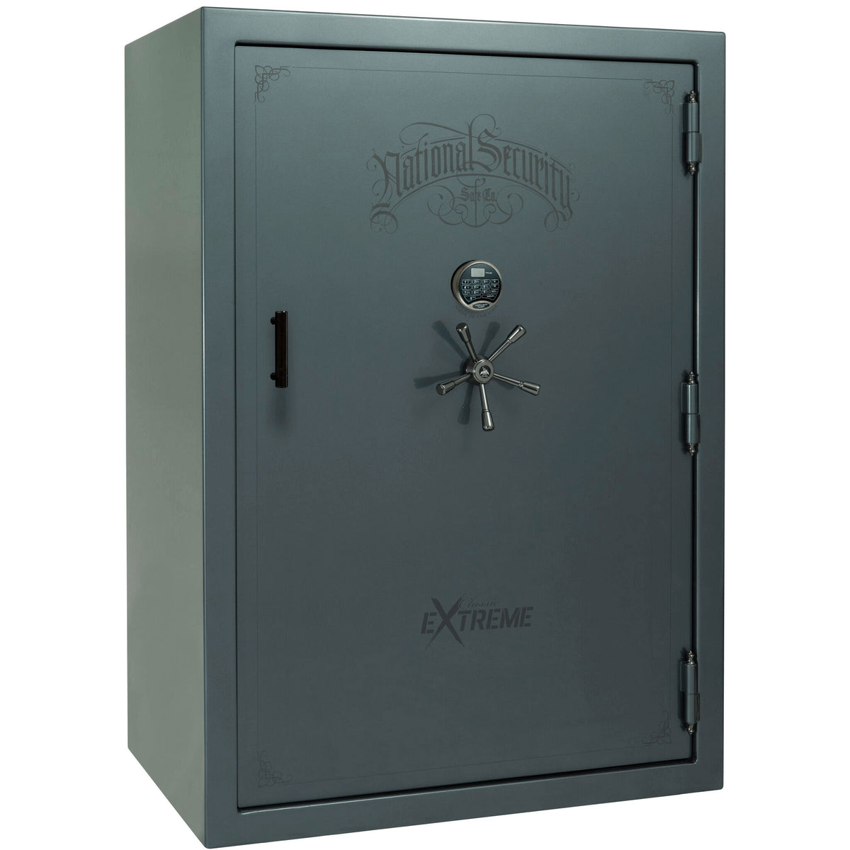 Liberty Classic Select Extreme Wide Body Safe in Forest Mist Gloss with Black Chrome Electronic Lock.