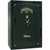 Liberty Classic Select Extreme Wide Body Safe in Green Gloss with Brass Mechanical Lock.