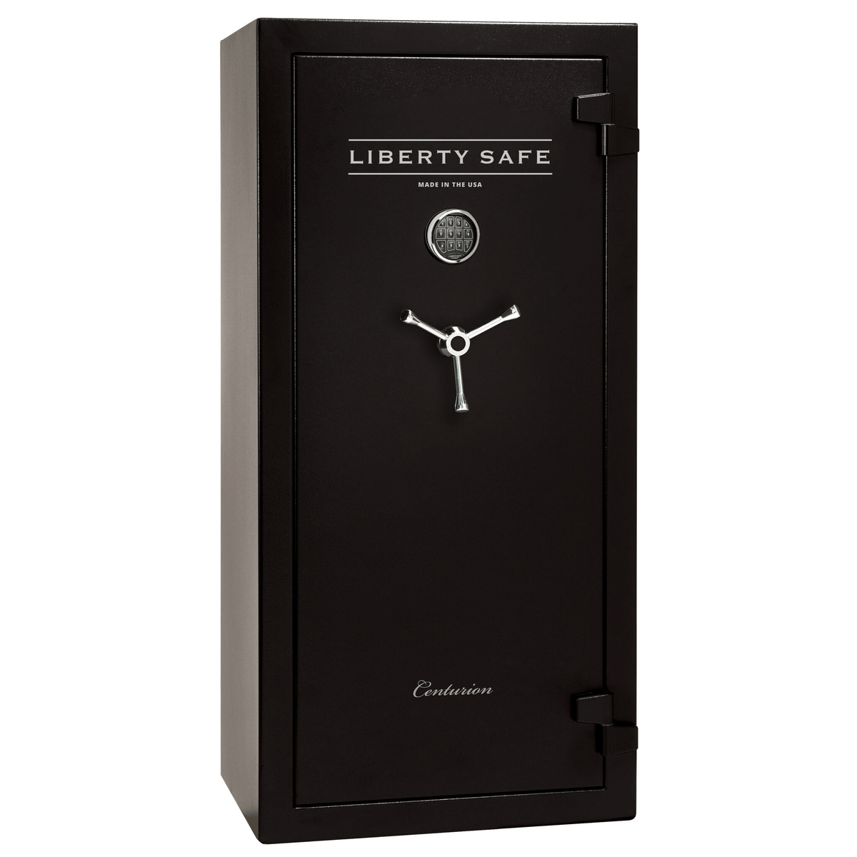 CENTURION 24 Safe in Textured Black with Chrome Electronic Lock.