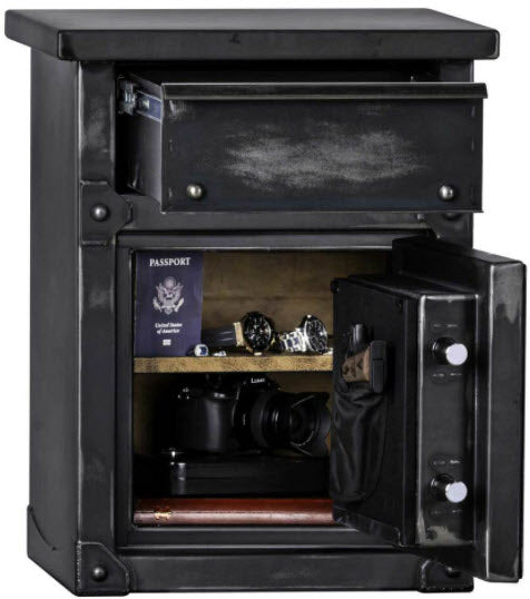 Rhino Metals Longhorn LNS2618 exterior. Fully Upholstered, Unique Antiqued Finish.