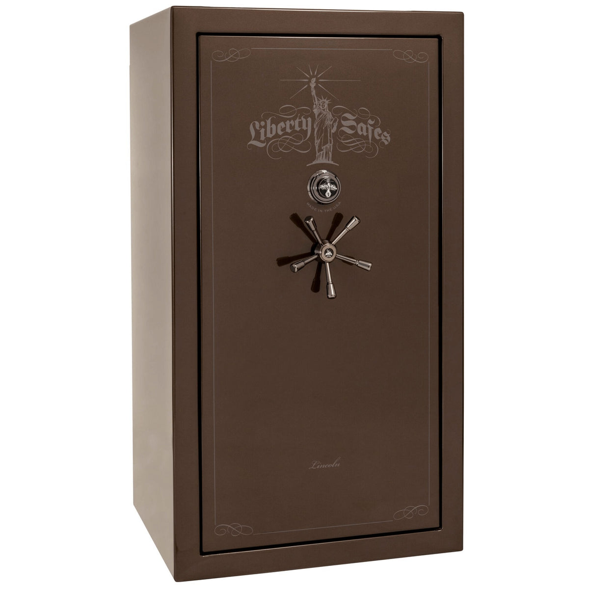 Liberty Lincoln 40 Safe in Bronze Gloss with Black Chrome Mechanical Lock.