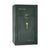 Liberty Premium Home 12 Safe in Green Gloss with Brass Electronic Lock.