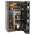 Liberty Safe Presidential 40 in Gray Gloss, open door.
