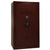 Liberty Safe Presidential 50 in Burgundy Marble with Black Chrome Electronic Lock, closed door.