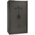 Liberty Safe Presidential 50 in Gray Gloss with Black Chrome Electronic Lock, closed door.
