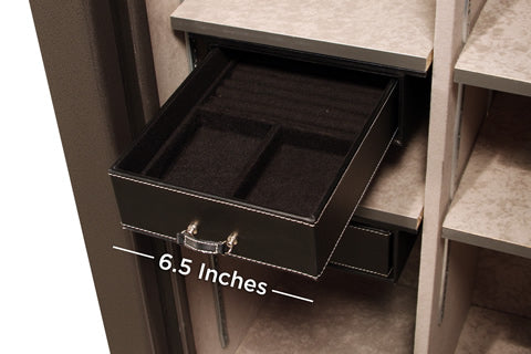 6.5&quot; wide x 10.5&quot; deep Jewelry Drawer - fits 20 model safes or larger and safes that are 28&quot; or wider.