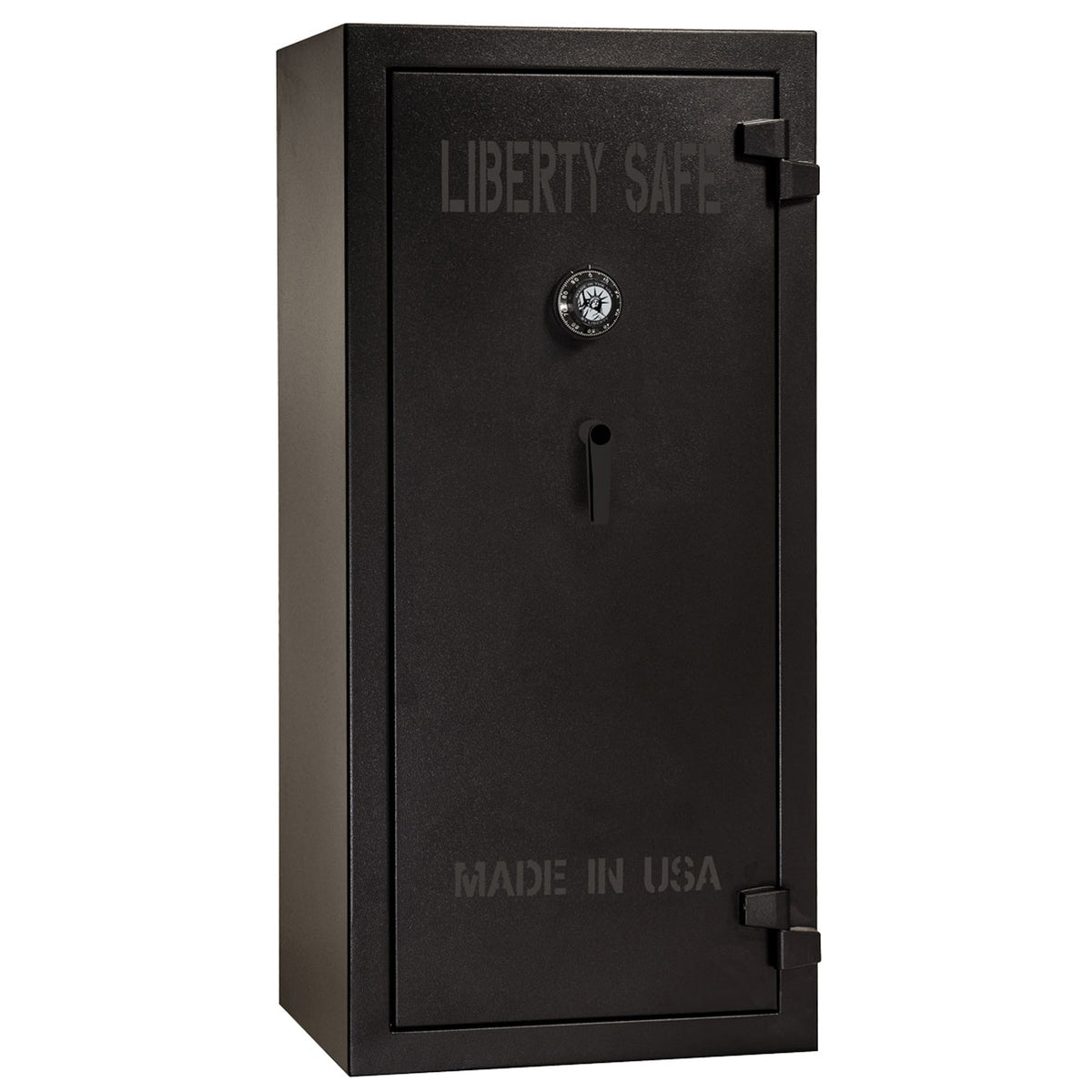 Liberty Safe TACTICAL 24 in Textured Black with Black Chrome Mechanical Lock.
