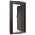 The Beast Vault Door in Black Cherry Gloss with Black Chrome Electronic Lock, Right Inswing, door open.