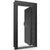 The Beast Vault Door in Black Gloss with Black Chrome Electronic Lock, Right Inswing, door open.
