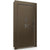 The Beast Vault Door in Bronze Gloss with Black Chrome Electronic Lock, Left Inswing, door closed.