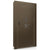 The Beast Vault Door in Bronze Gloss with Black Chrome Electronic Lock, Right Outswing, door closed.