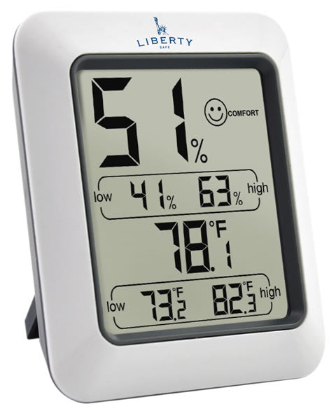 Liberty Safe Humidity and Temperature Monitor
